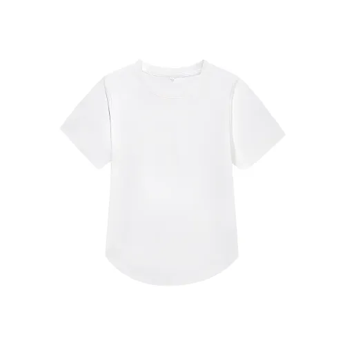 ZAO FU NIAO T Shirts Women's ZFN NKDT 007 White
