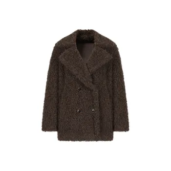 JZ. ANNAKRO Coats Women's Dark Coffee