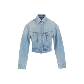 OFF WHITE Bleach Baby Baggy Jacket Denim