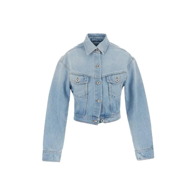 OFF WHITE Bleach Baby Baggy Jacket Denim-0