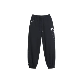 FRAIL STATE Knitted Sweatpants Unisex Black