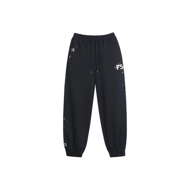 FRAIL STATE Knitted Sweatpants Unisex Black-0