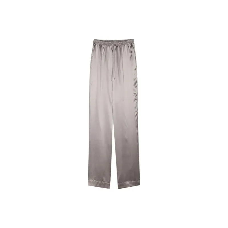 SIMONETTA Tapered Silk Trousers-0
