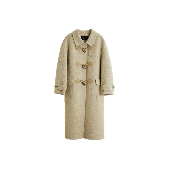 ELLE Double Sided Wool Coat Women's-0