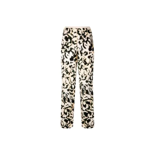 Forte Forte Abstract print Crushed velvet Trousers