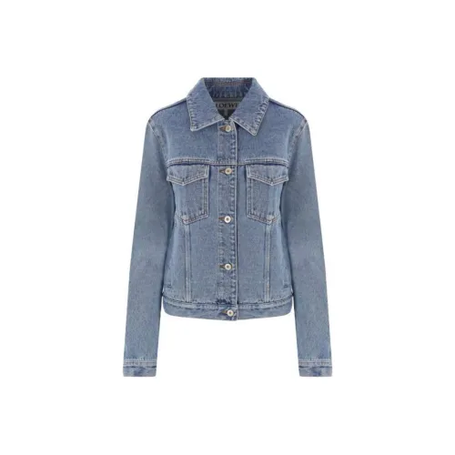 LOEWE Anagram Jacket 'Mid Blue Denim'