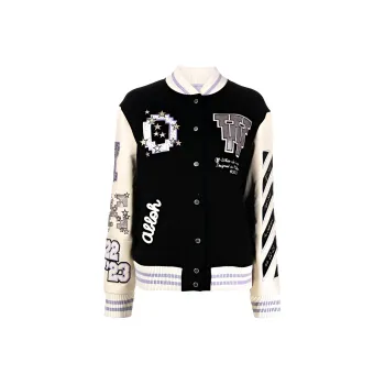 OFF WHITE Button Detailed Long Sleeved Jacket