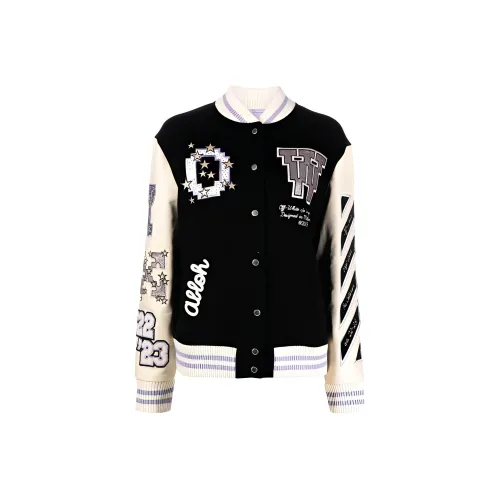 OFF WHITE Button Detailed Long Sleeved Jacket