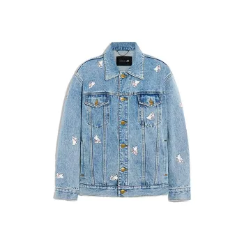 COACH X White Rabbit FW22 Denim Jacket Women's Blue