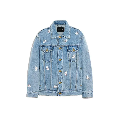 COACH X White Rabbit FW22 Denim Jacket Women's Blue