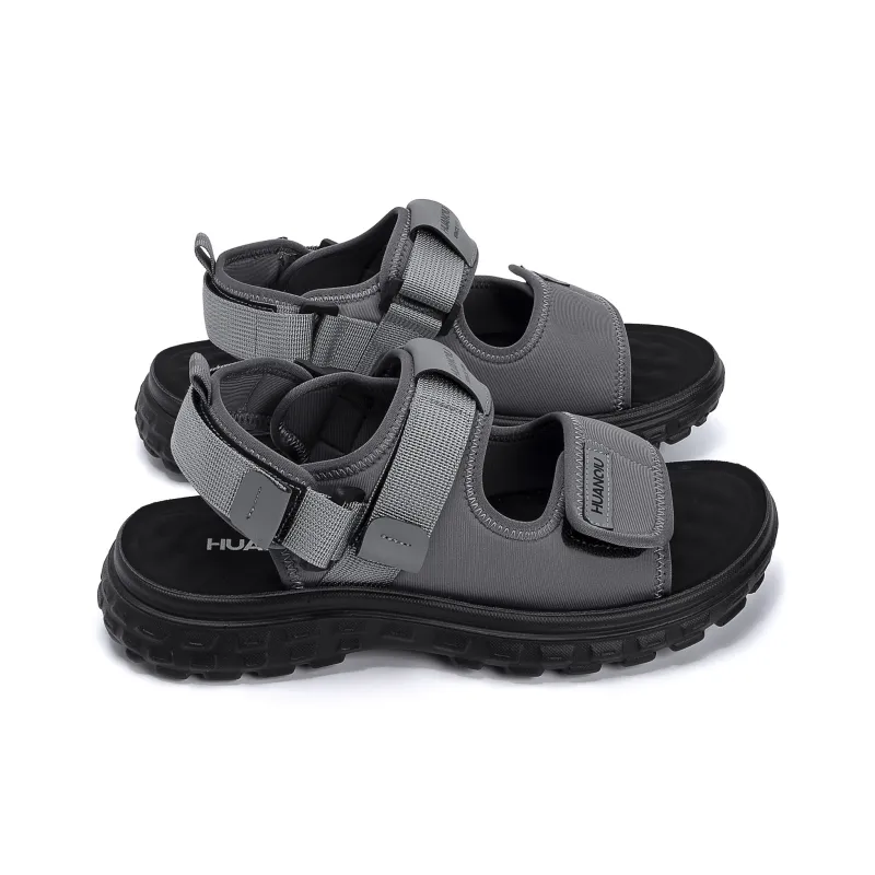 HUANQIU Beach Sandals Men's Gray-3