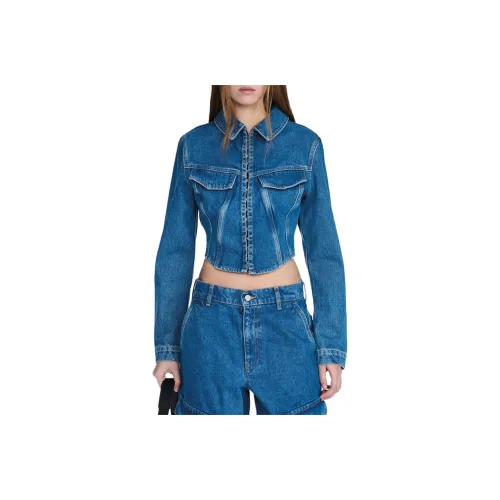 DION LEE SS24 DENIM CORSET JACKET Denim Jacket Women's AMERICAN BLUE/United States Blue