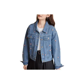 MADALLO Denim Jacket Women's Blue