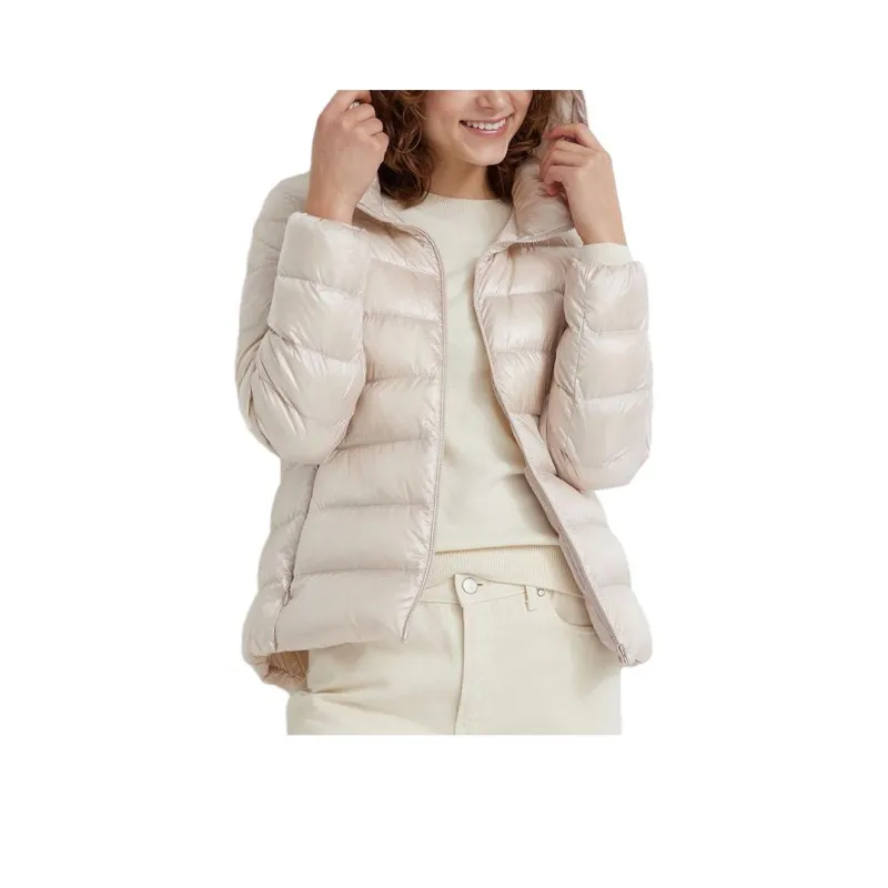 UNIQLO Puffer Jackets Women's Light Beige-0