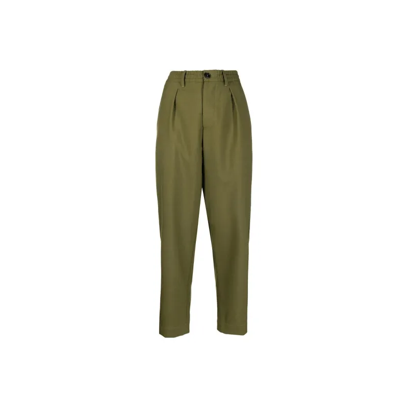MARNI Pleated Wool Trousers-0