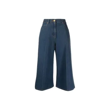 GUCCI Horsebit detail Wide leg Culottes