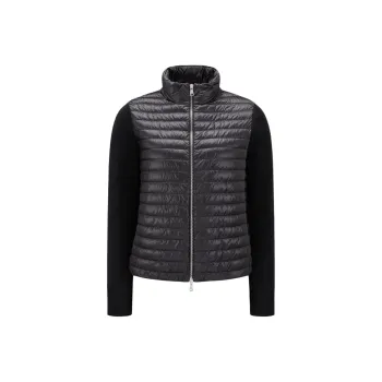 Moncler Padded Contrasting Zip Up Jacket