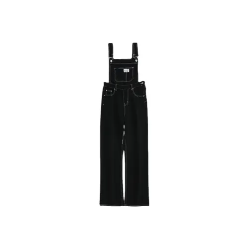 CHARM PICK Overalls Women's Black