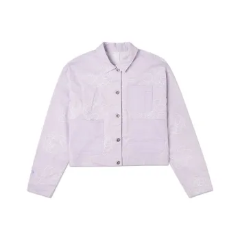 Converse IWD Cropped Coats Women's Purple