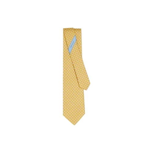 Ferragamo Swan print Silk Tie