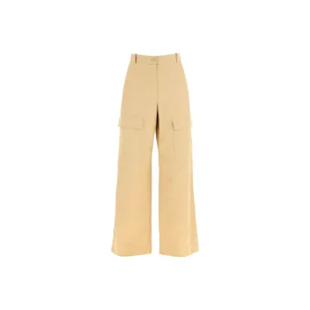 Stella McCartney Wide leg Flap pocket Trousers