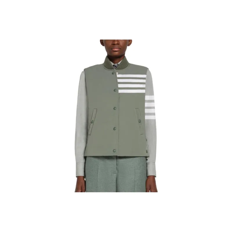 THOM BROWNE 4 Bar Feather down Gilet-0