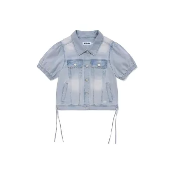 Kirsh SS24 Denim Jacket Women's Blue