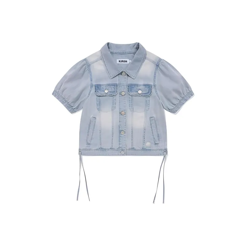 Kirsh SS24 Denim Jacket Women's Blue-0