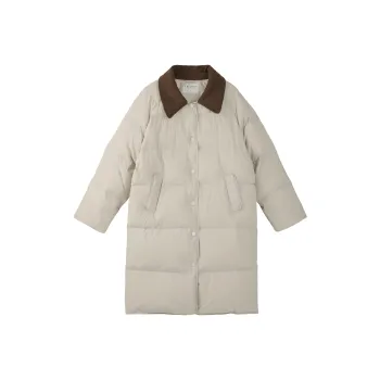 Fstudio Down Jackets Unisex Light Yellow With Apricot Undertones