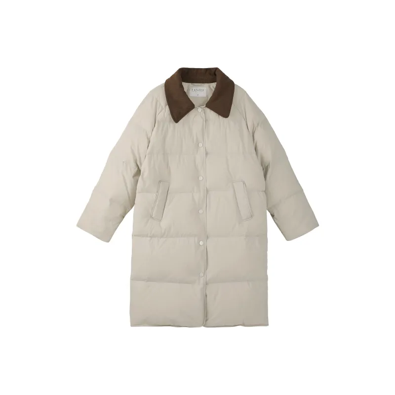 Fstudio Down Jackets Unisex Light Yellow With Apricot Undertones-0