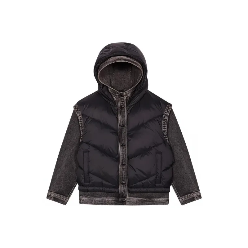 Maje Puffer Jackets Women's Black-0
