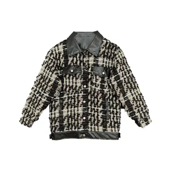 Icicofficial Velvet Jackets Women's Black