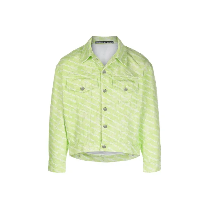 Alexander Wang Denim Jackets Women's Green-0