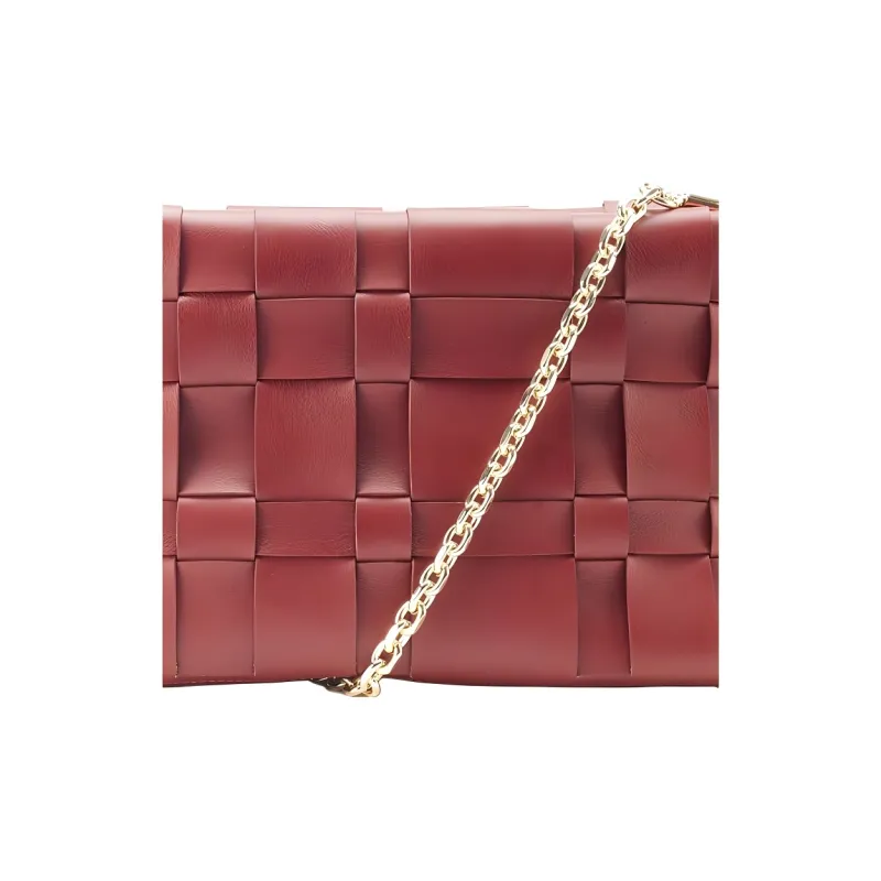 3.1 Phillip Lim Cow Leather Shoulder Bag Women's Pomegranate Red-4