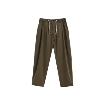 Saotome Straight Casual Pants Women's Army Green