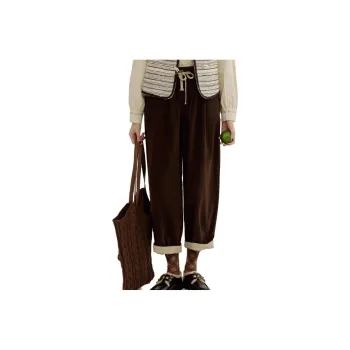 HUASJ Casual Pants Women's Brown