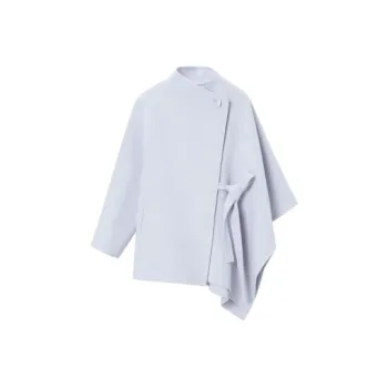 OVV Coats Women's Purple Blue Solid Color A2