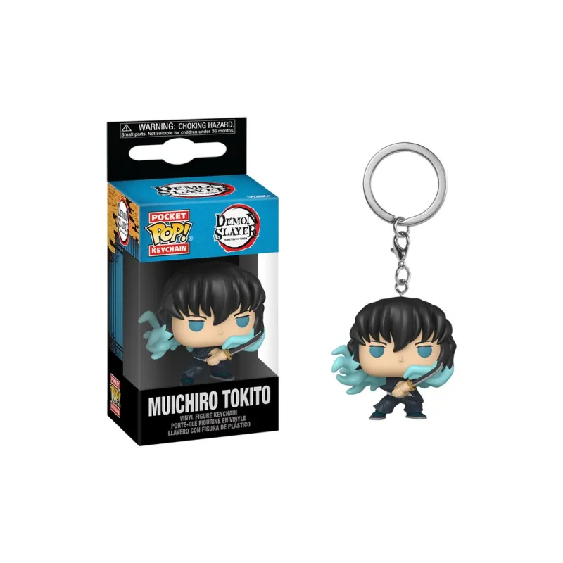 Funko Demon Slayer Kimetsu No Yaiba Muichiro Tokito Keychain Chibi Figures-2