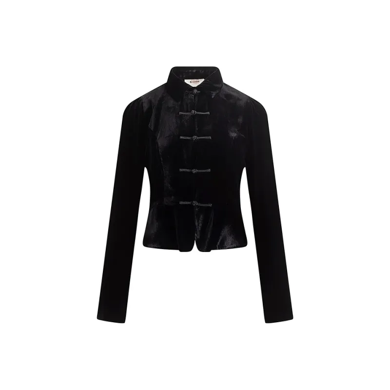 A LIFE ON THE LEFT Cropped Coat Women's-5