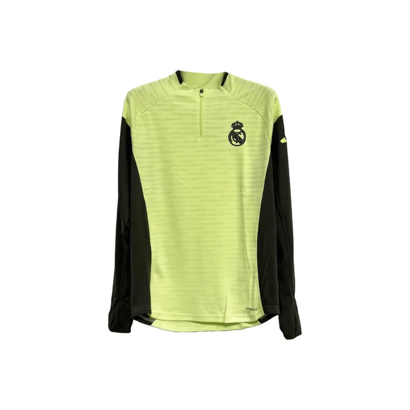 Adidas Real Madrid SS25 Soccer Jersey Men's Neon Green/Black-0