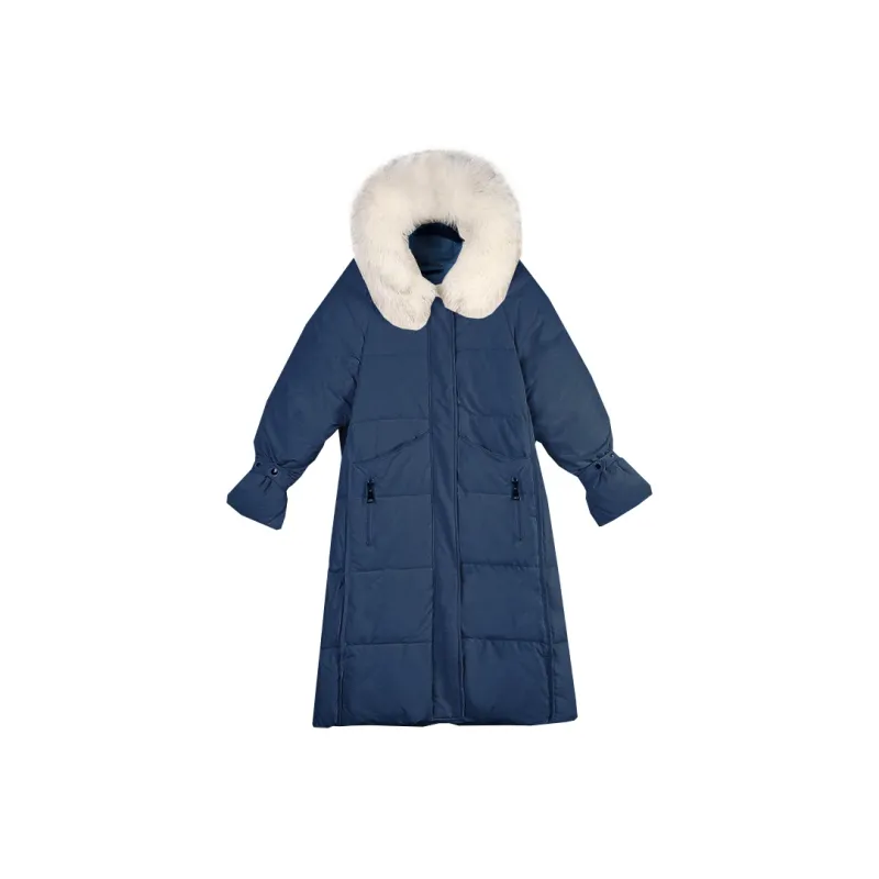 TURN UP Puffer Jacket Women's White-2