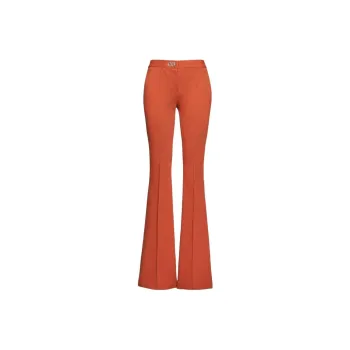 Ferragamo Knitted Sweatpants Women's Orange