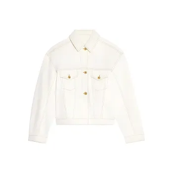 Jacquemus La Veste De Nîmes 'Off White/Tabaccco'