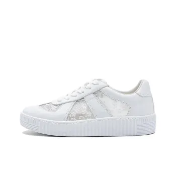 NINE WEST Low Top Skateboard Shoes Women's White