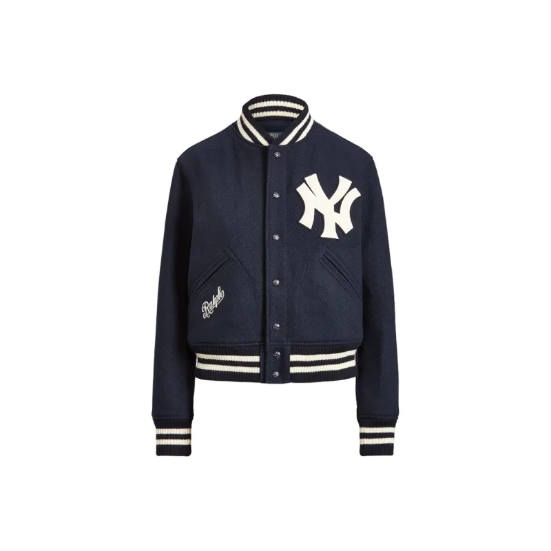 Polo Ralph Lauren SS22 Baseball Jacket Women's Marine Blue-0