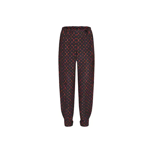 LOUIS VUITTON New Quarterly Products Of LV Knitted Sweatpants Women's Red