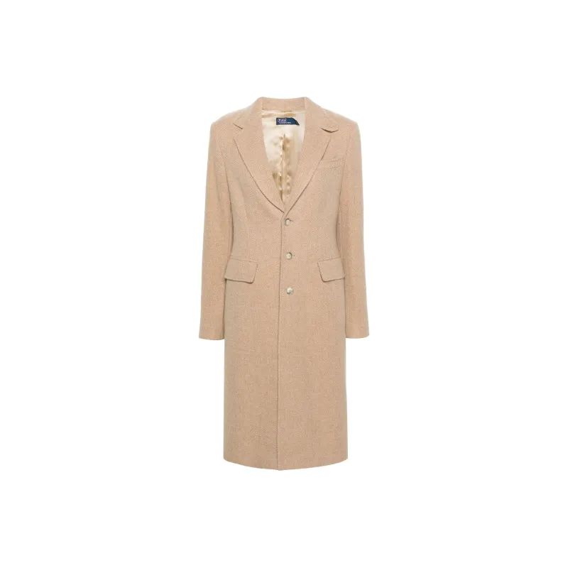 Polo Ralph Lauren Single breasted Herringbone Coat-0