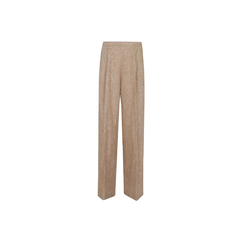 Forte Forte Lurex High waist Palazzo Trousers-0