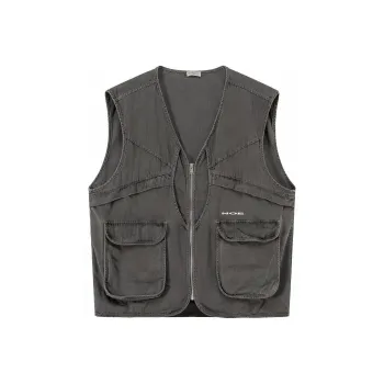 NO ONE ELSE Vest Unisex Concrete Gray