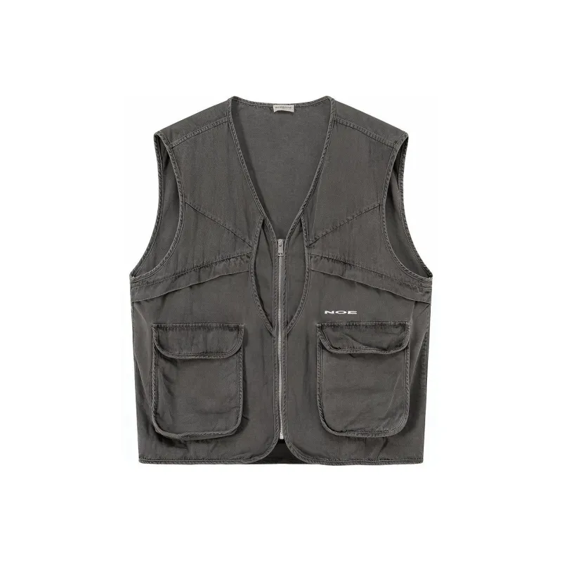NO ONE ELSE Vest Unisex Concrete Gray-0